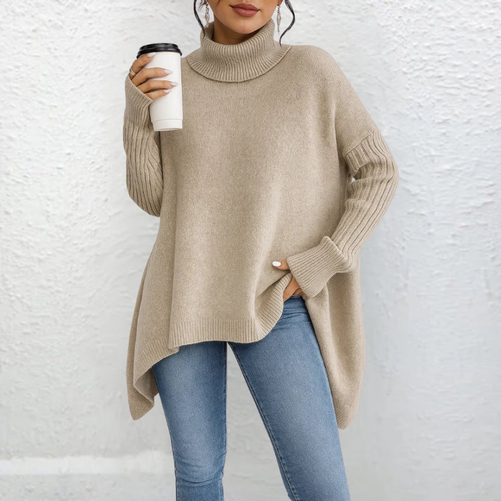 Løs rullekrave sweater 5