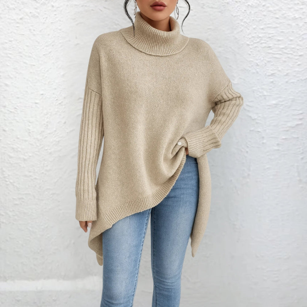 Løs rullekrave sweater 6