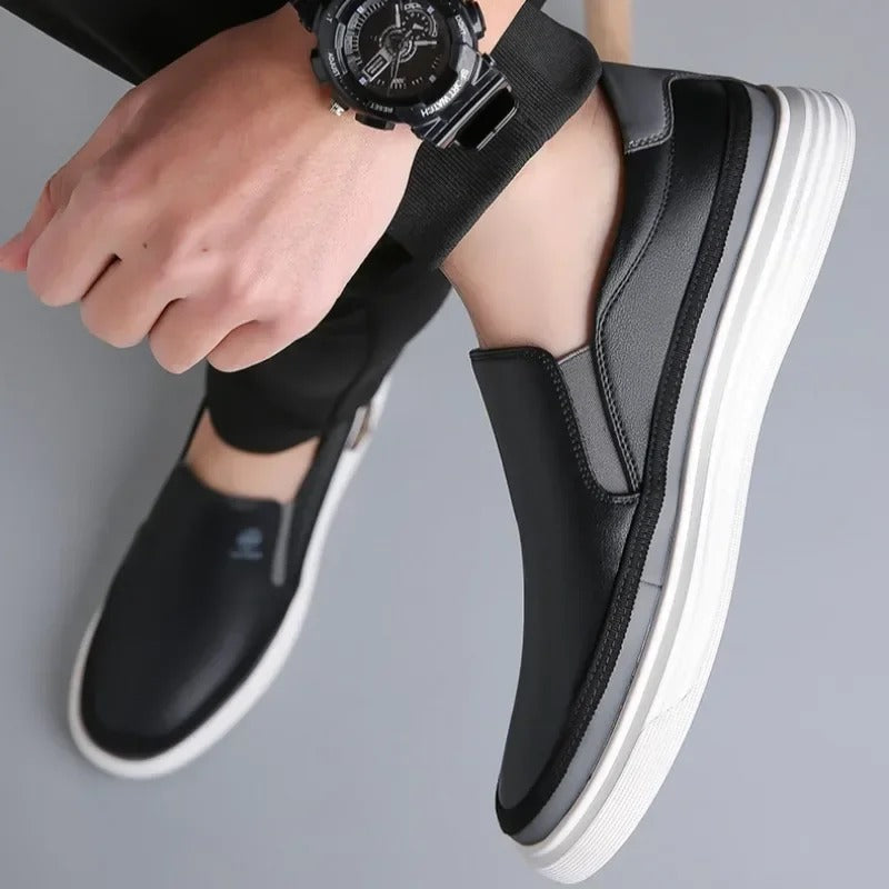 Mocassins à finition polie