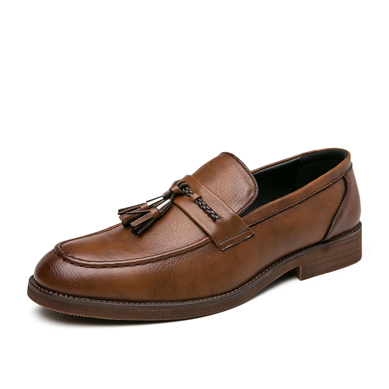 Mocassins pour homme | Chaussures élégantes à enfiler avec pompon