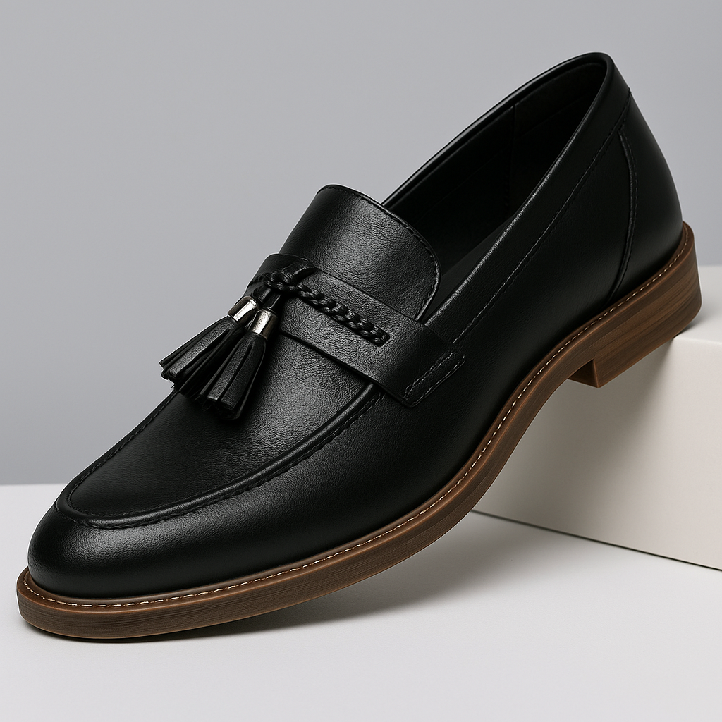 Mocassins pour homme | Chaussures élégantes à enfiler avec pompon