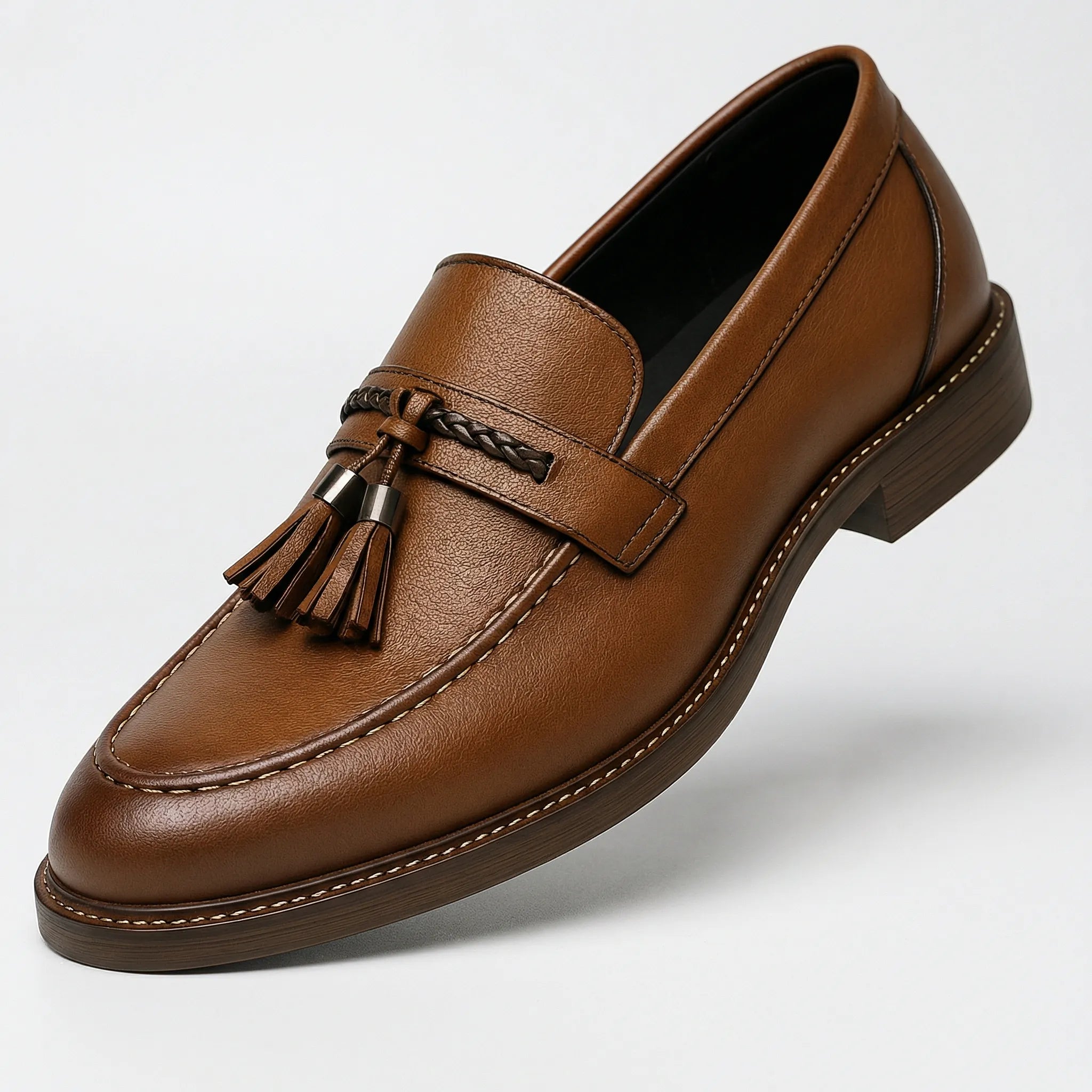 Mocassins pour homme | Chaussures élégantes à enfiler avec pompon