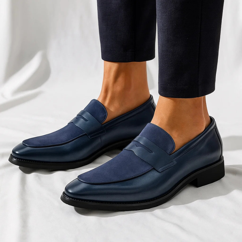 Loafers herre | Elegante slip-on sko med penny-detalje