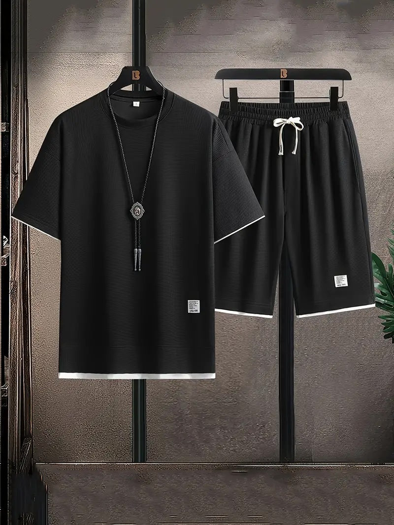 Loungewear-sæt til mænd | Relaxed fit t-shirt og bukser