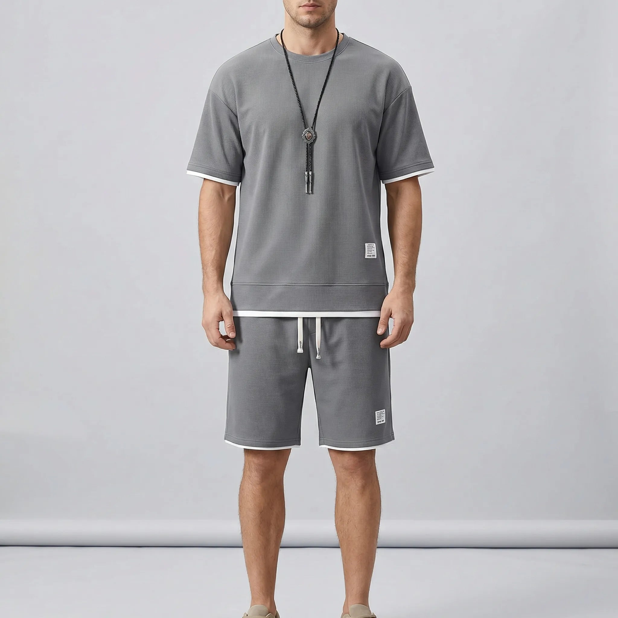 Loungewear-sæt til mænd | Relaxed fit t-shirt og bukser