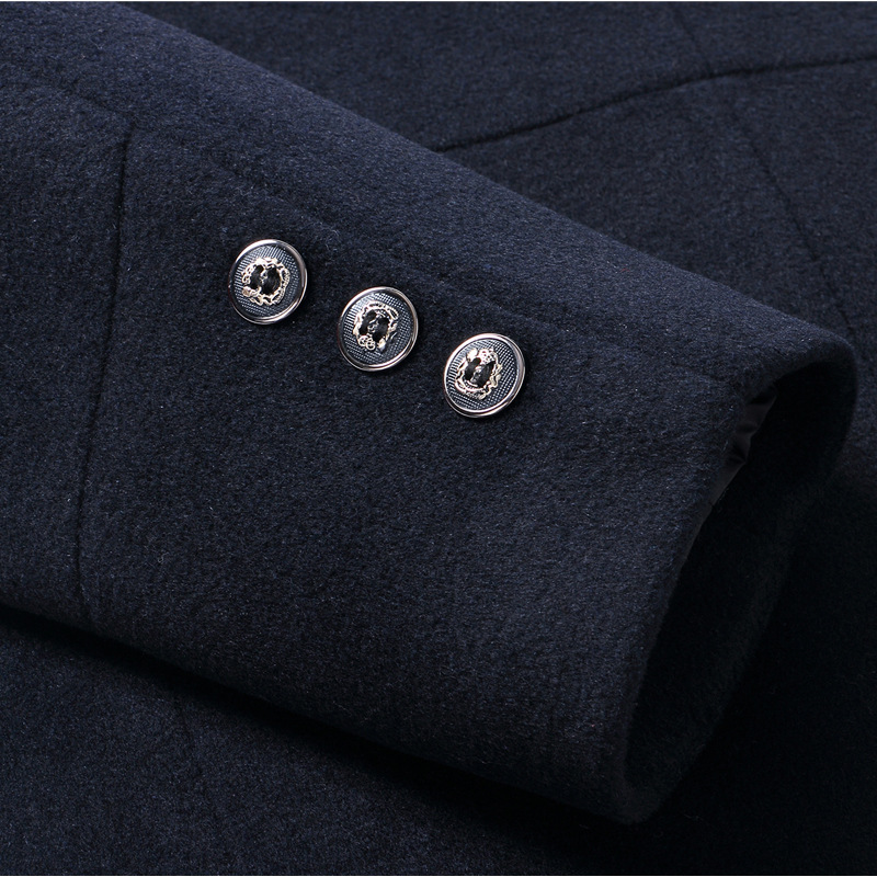 Lang herre frakke | Elegant trenchcoat til vinter og efterår