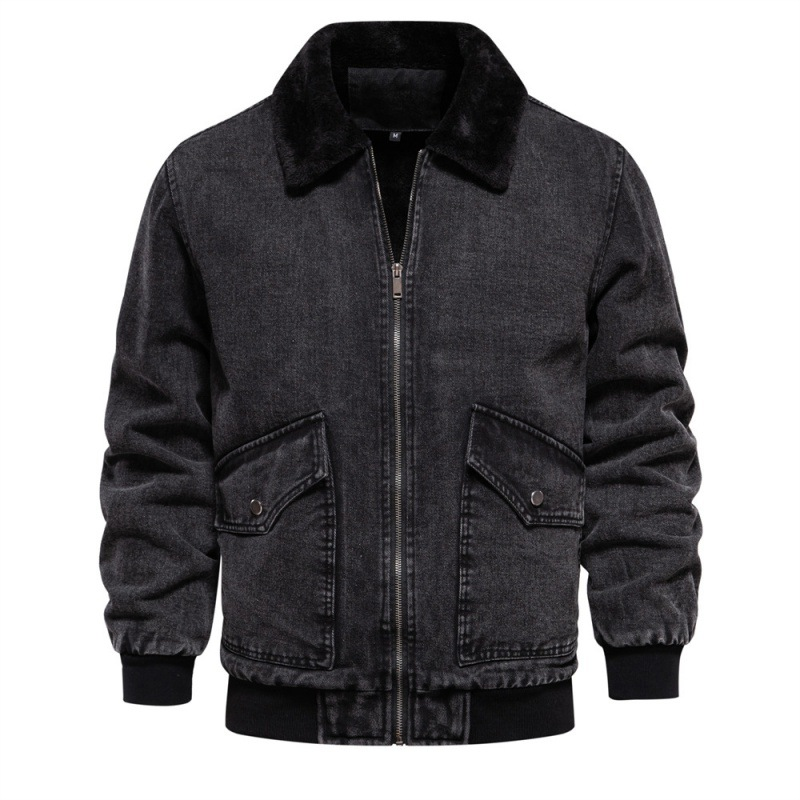 Karl | Jackson denim sherpa jakke