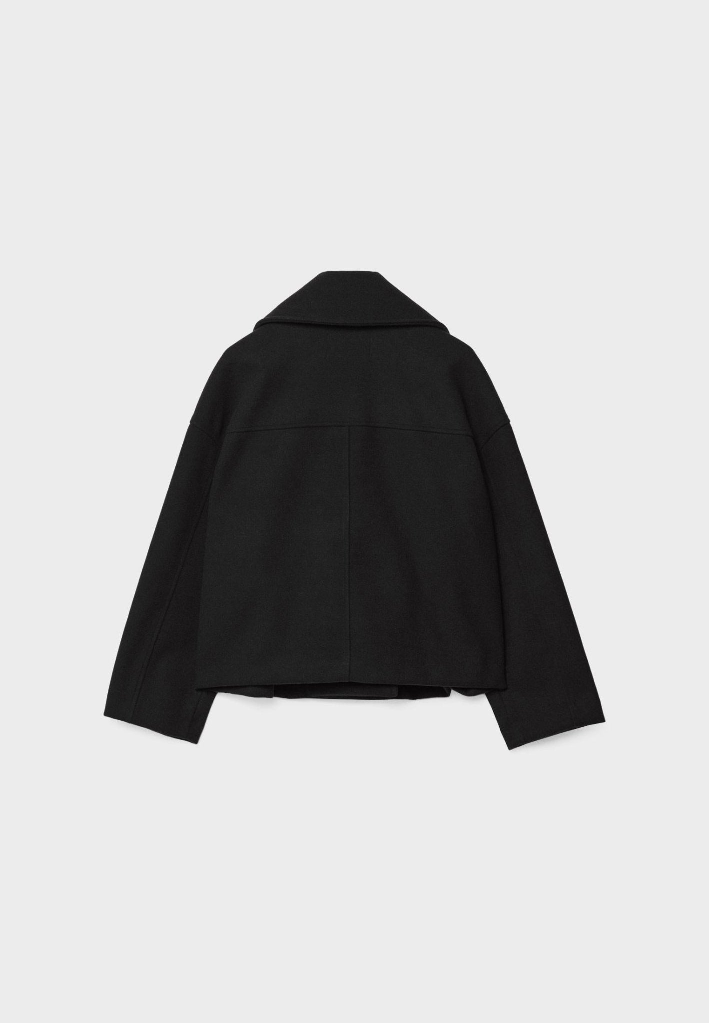 Veste mi-saison pour femme | Veste courte à double boutonnage et col
