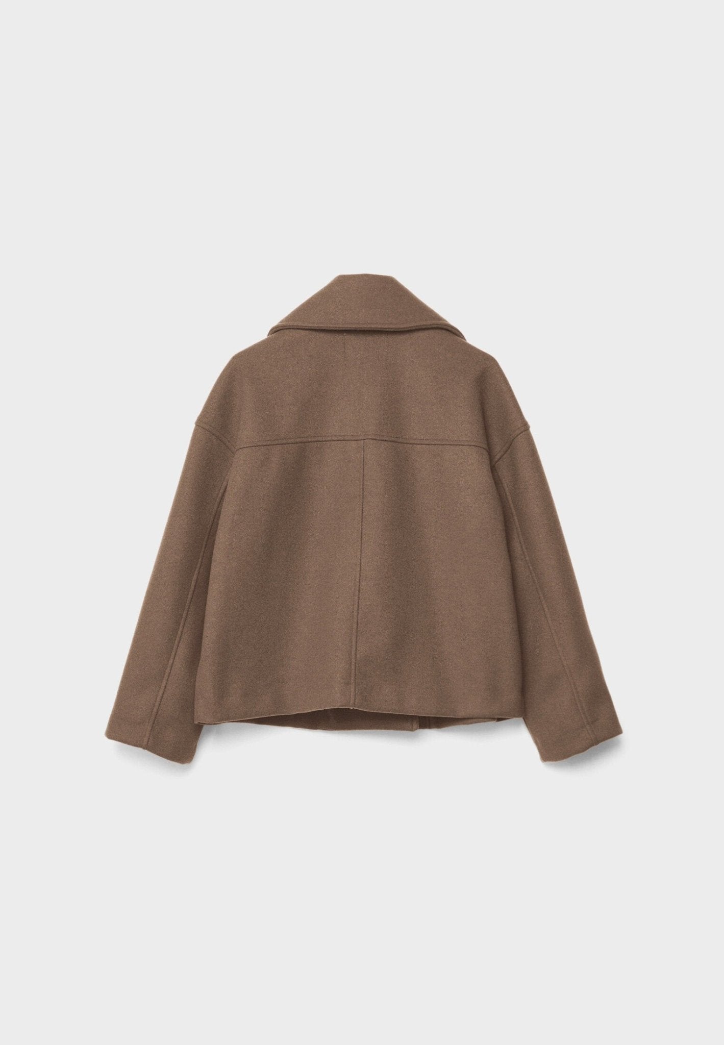 Veste mi-saison pour femme | Veste courte à double boutonnage et col