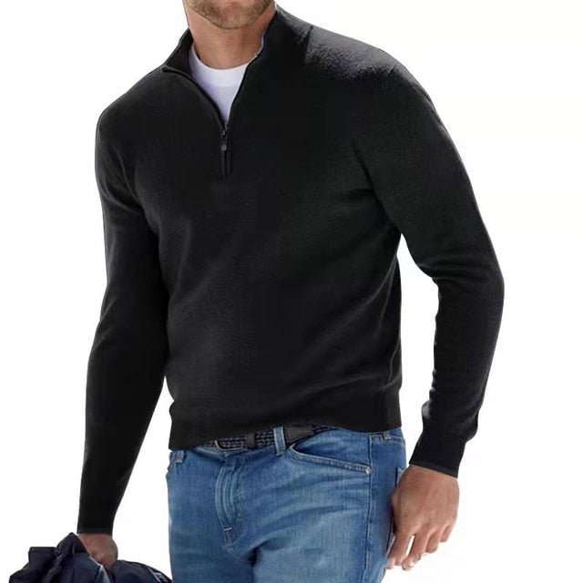 ZANE™ | HALV - ZIP SWEATER - Svanen Mode