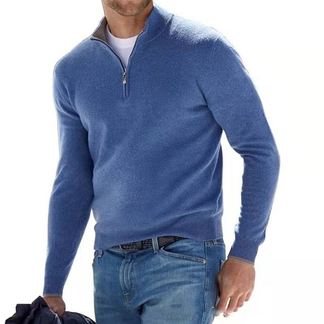 ZANE™ | HALV - ZIP SWEATER - Svanen Mode