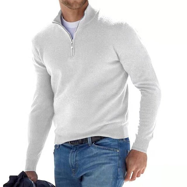 ZANE™ | HALV - ZIP SWEATER - Svanen Mode