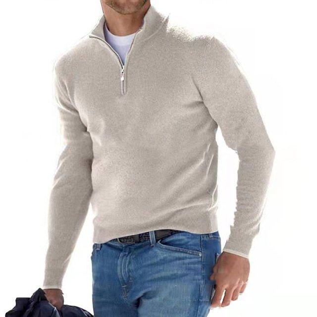 ZANE™ | HALV - ZIP SWEATER - Svanen Mode