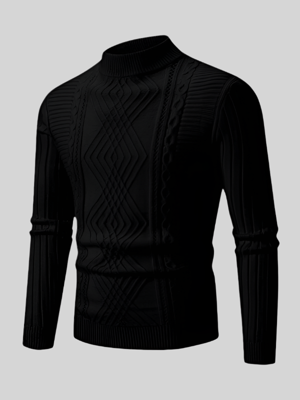 FELIPE™ | JACQUARD SCHAPENFLEECE TRØJE - Svanen Mode