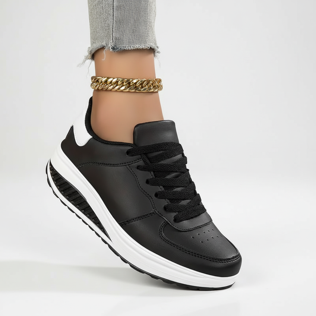 Dame sneakers | Komfortable sko med moderne sål og snørebånd