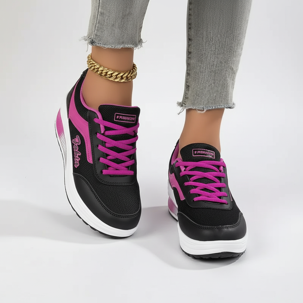 Dame sneakers | Komfortable sko med moderne sål og snørebånd