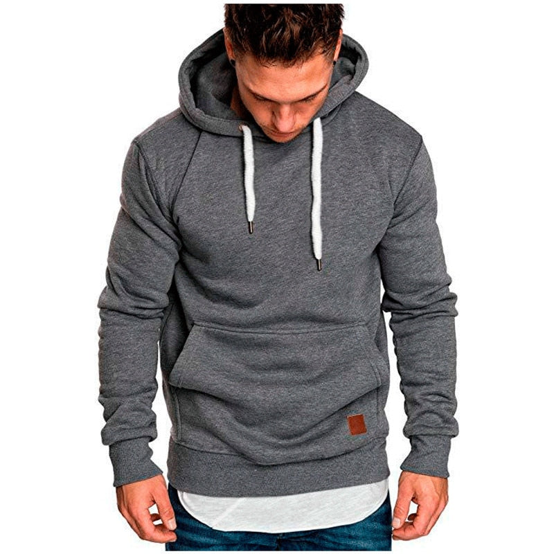Herre hoodie | Casual sweatshirt i blød bomuld