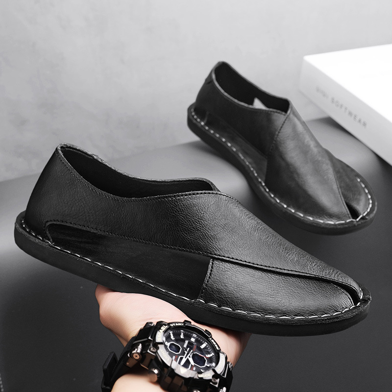 Sandales pour homme | Sandales confortables à enfiler, à talon ouvert