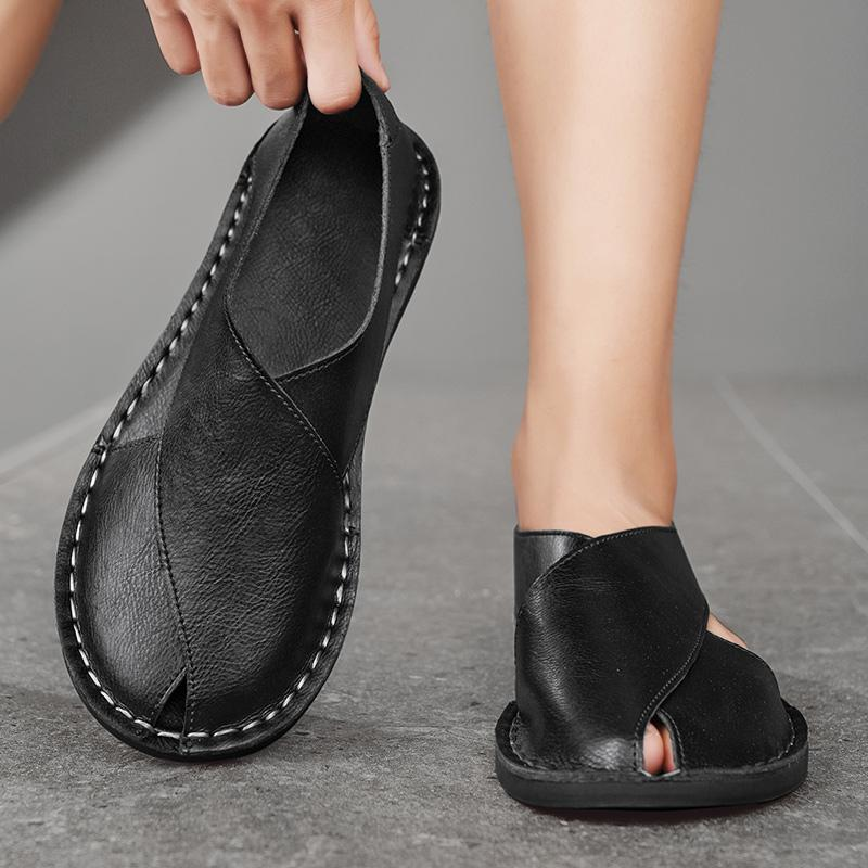 Sandales pour homme | Sandales confortables à enfiler, à talon ouvert