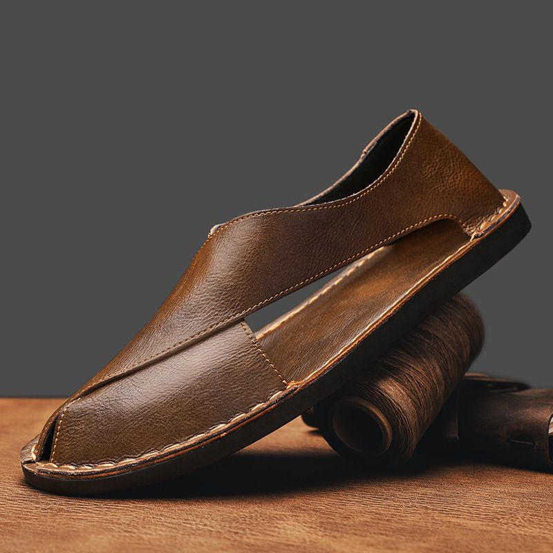 Sandales pour homme | Sandales confortables à enfiler, à talon ouvert
