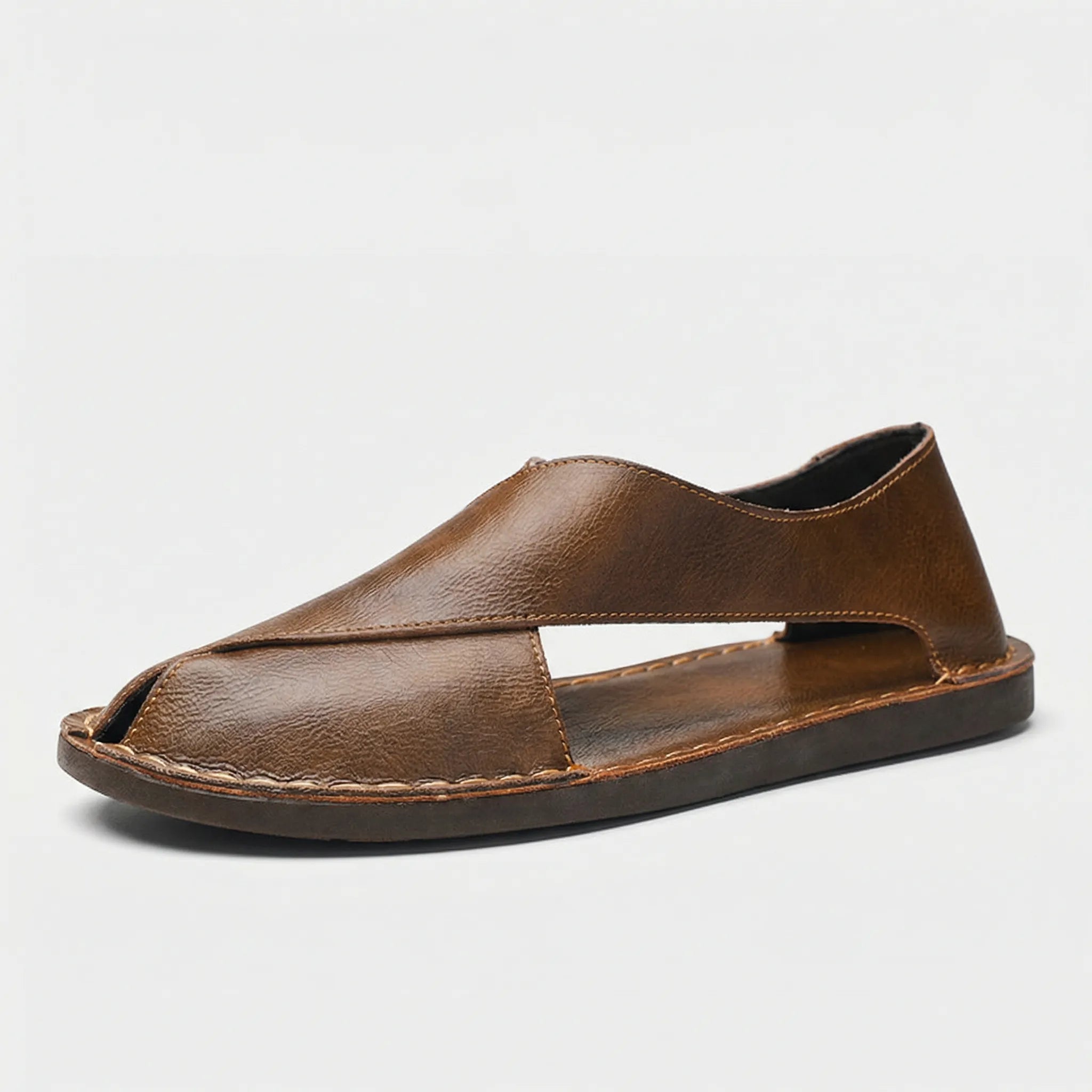 Sandales pour homme | Sandales confortables à enfiler, à talon ouvert