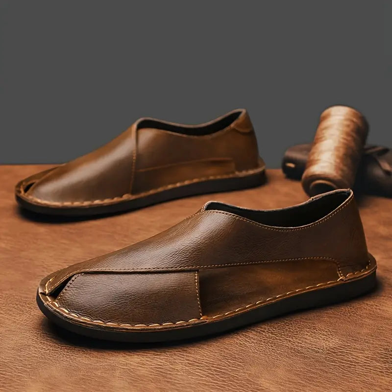 Sandales pour homme | Sandales confortables à enfiler, à talon ouvert