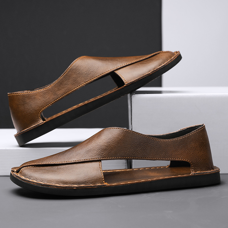 Sandales pour homme | Sandales confortables à enfiler, à talon ouvert