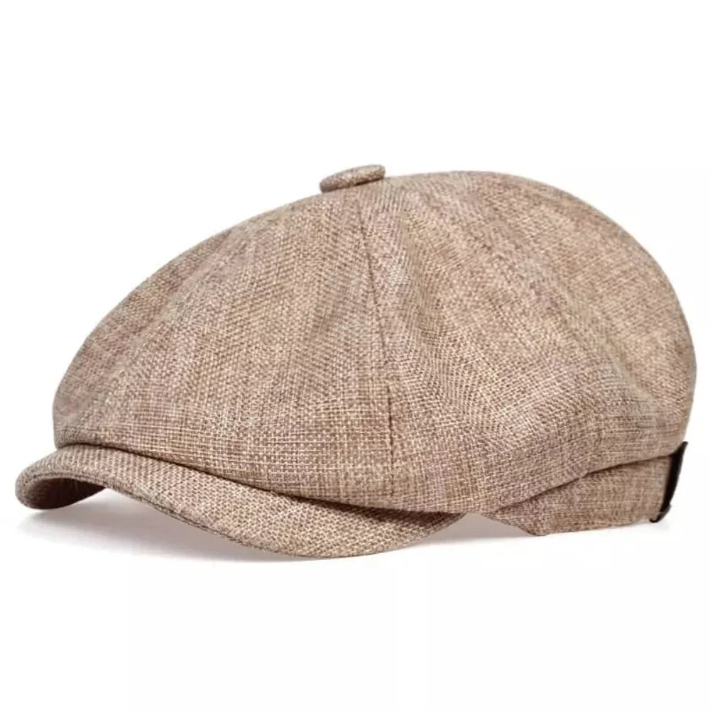 Casquette plate vintage Shelby | Casquette de livreur classique au style rétro