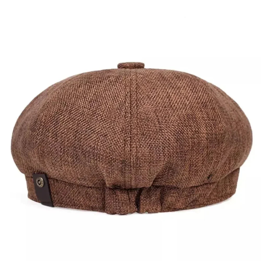 Casquette plate vintage Shelby | Casquette de livreur classique au style rétro