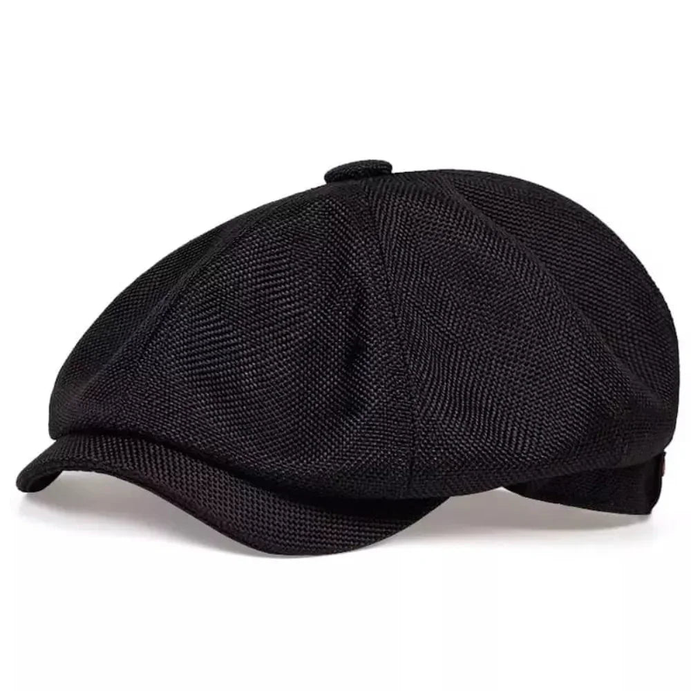 Casquette plate vintage Shelby | Casquette de livreur classique au style rétro