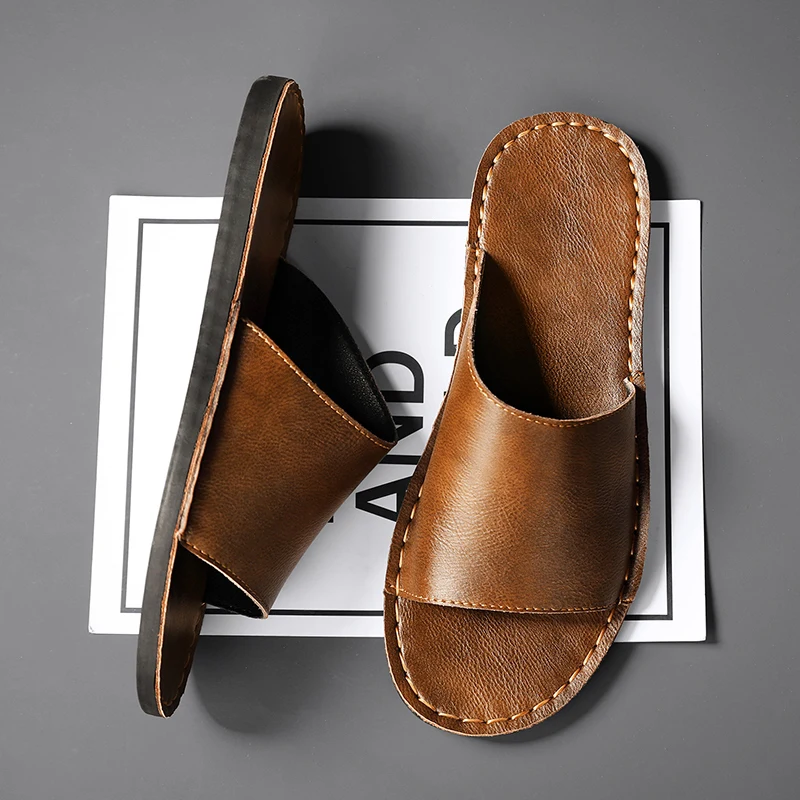 Mules pour homme | Sandales confortables à large bride