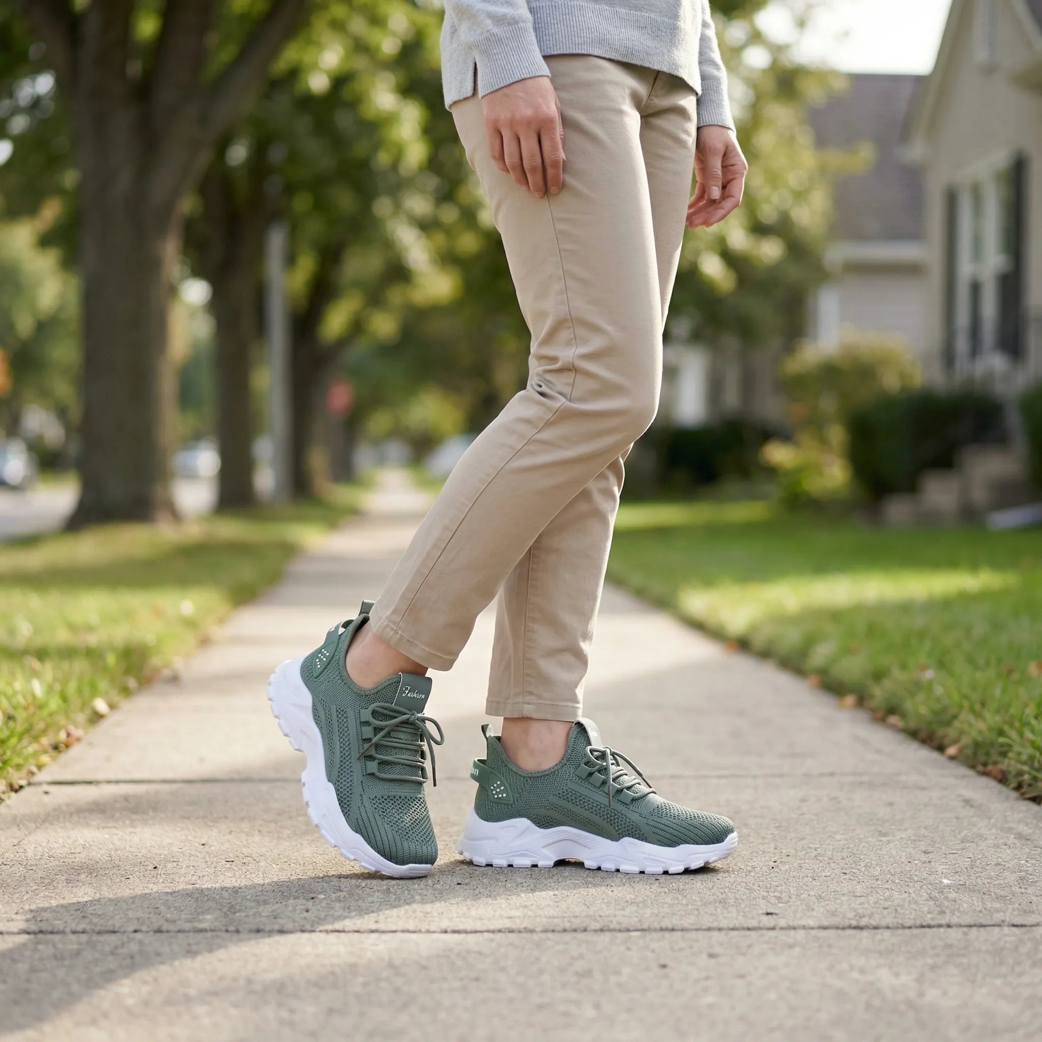 Baskets pour femme | Baskets chunky en mesh respirant