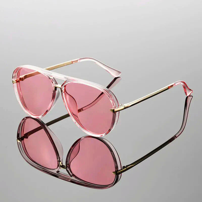 Lunettes de soleil | Modèle aviateur avec verres verts et protection UV400