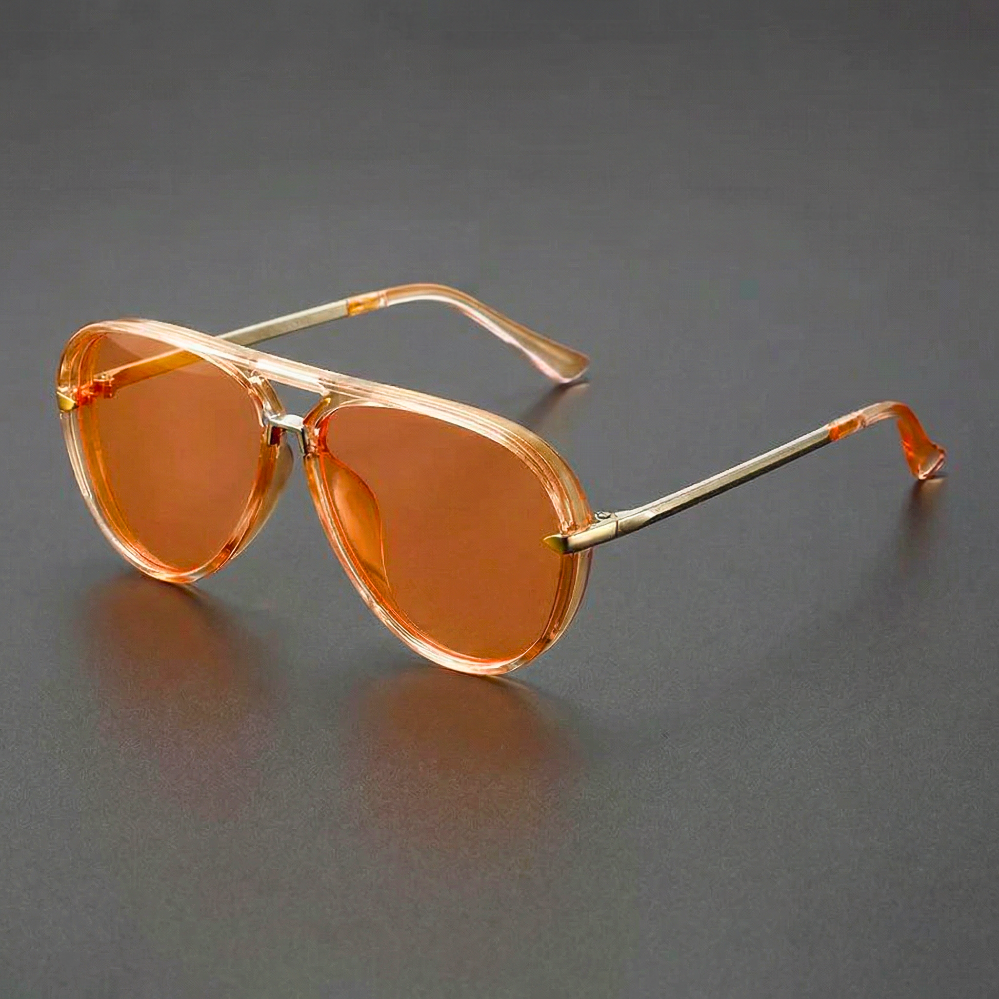 Lunettes de soleil | Modèle aviateur avec verres verts et protection UV400