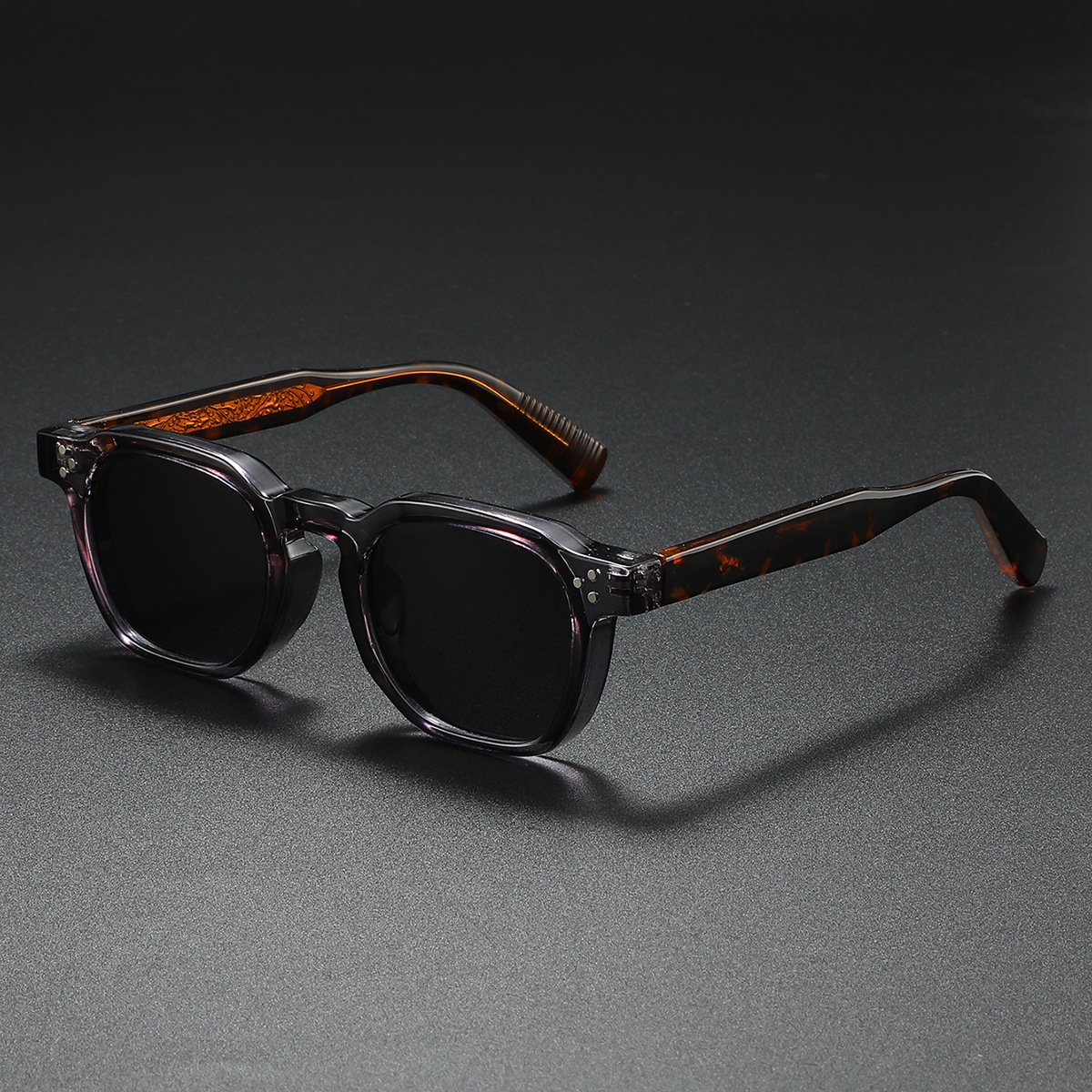 Lunettes de soleil pour homme | Lunettes de soleil rétro à verres foncés