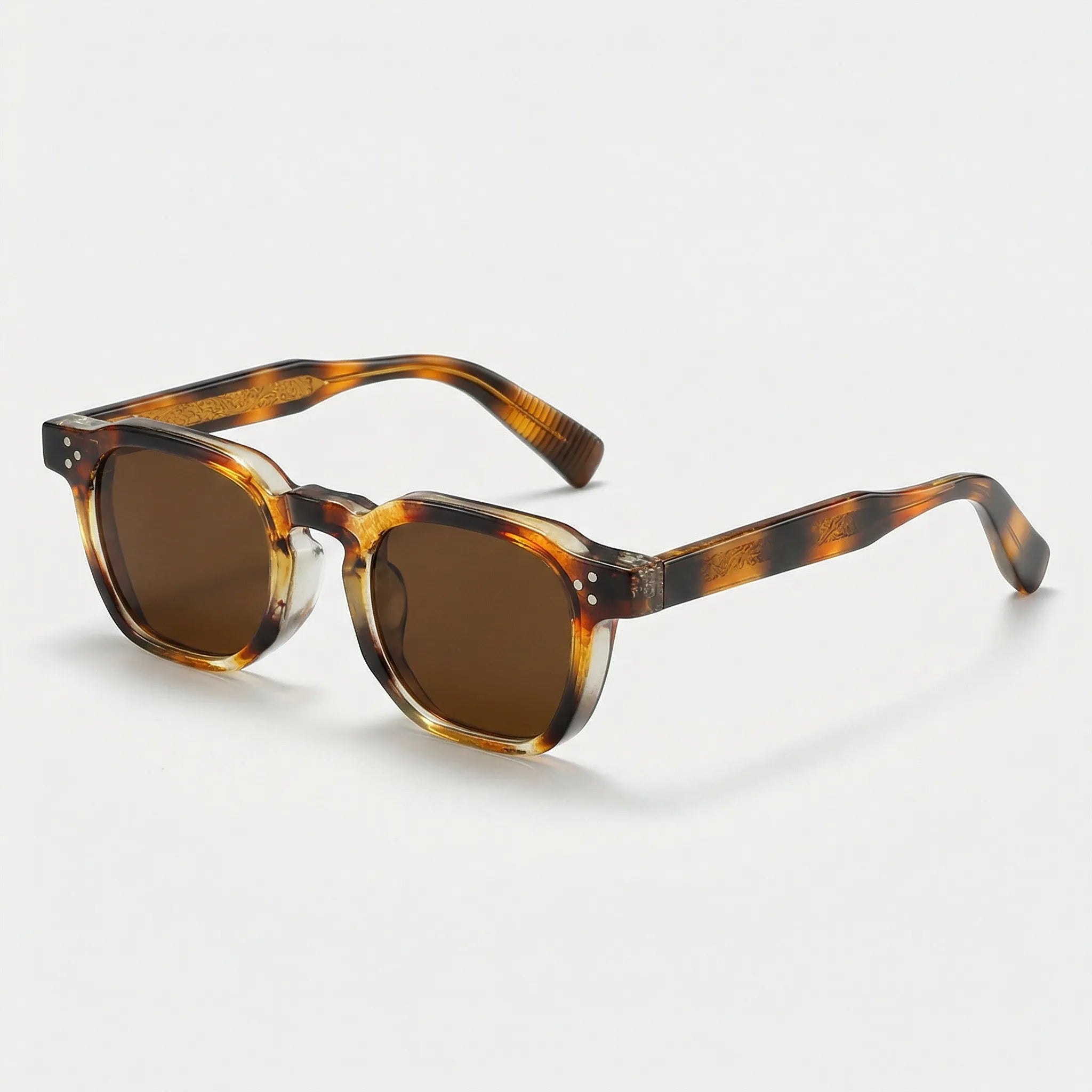 Lunettes de soleil pour homme | Lunettes de soleil rétro à verres foncés