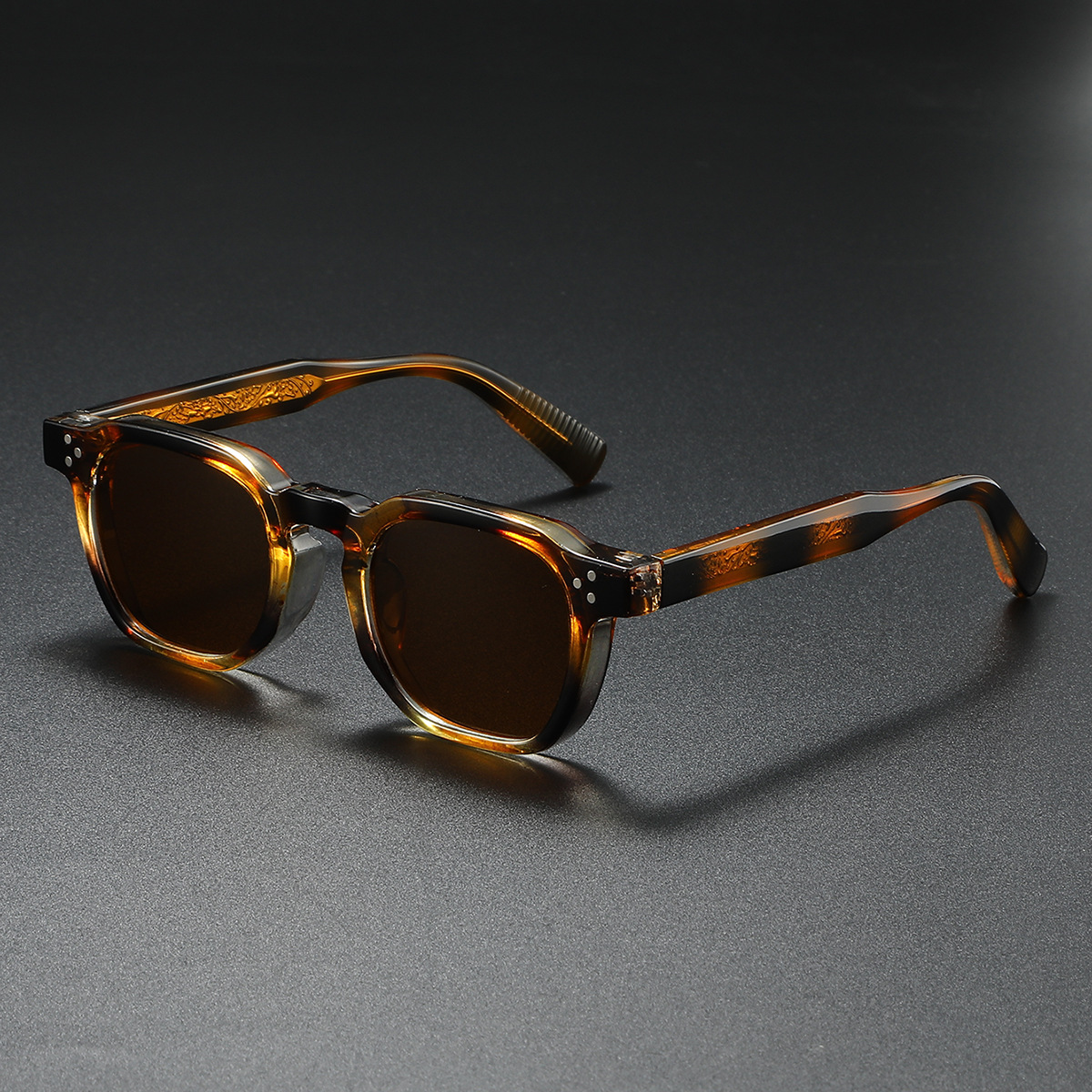 Lunettes de soleil pour homme | Lunettes de soleil rétro à verres foncés