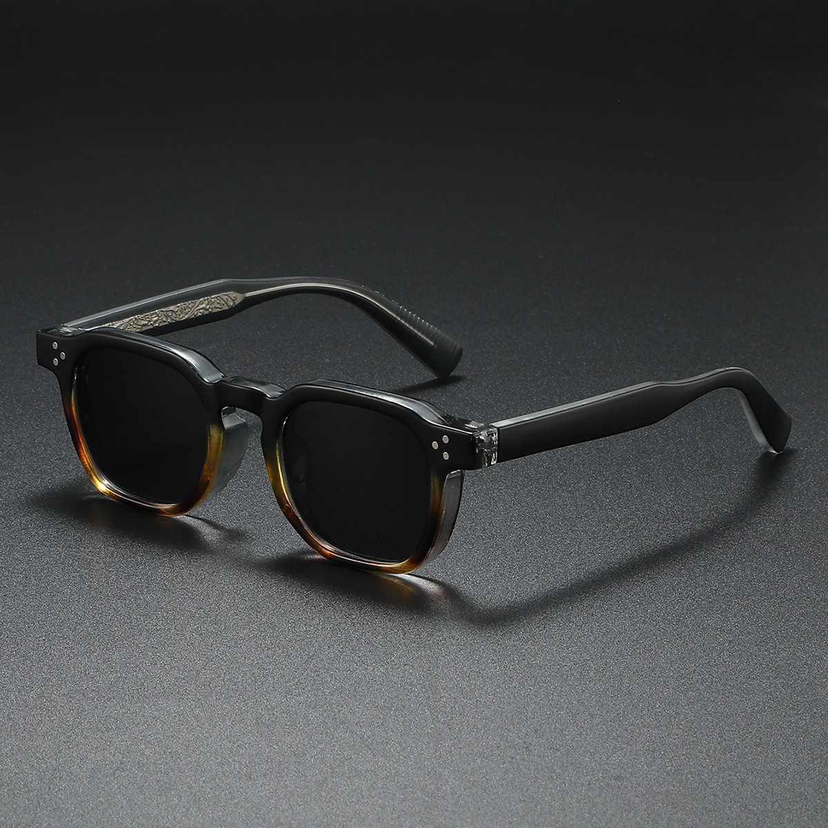 Lunettes de soleil pour homme | Lunettes de soleil rétro à verres foncés