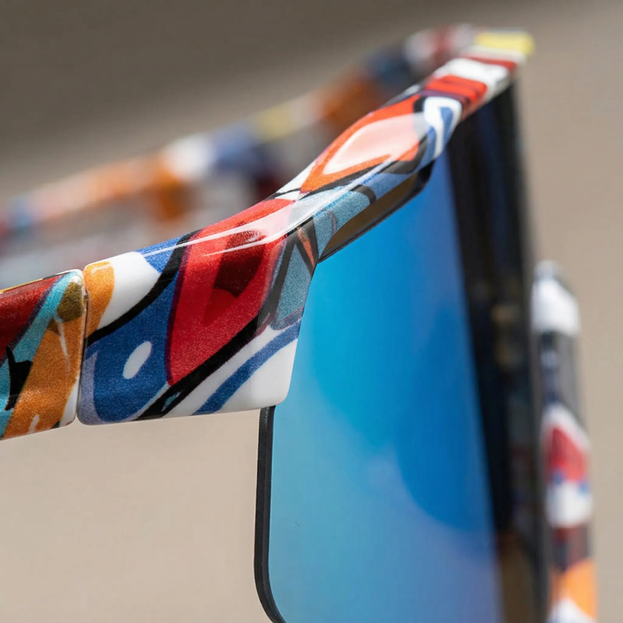 Sportssolbriller med panoramalinse