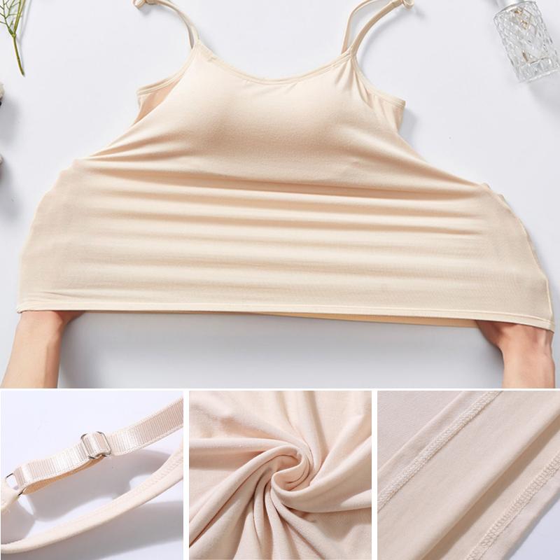 Tanktop dame | Padded top med justerbare stropper