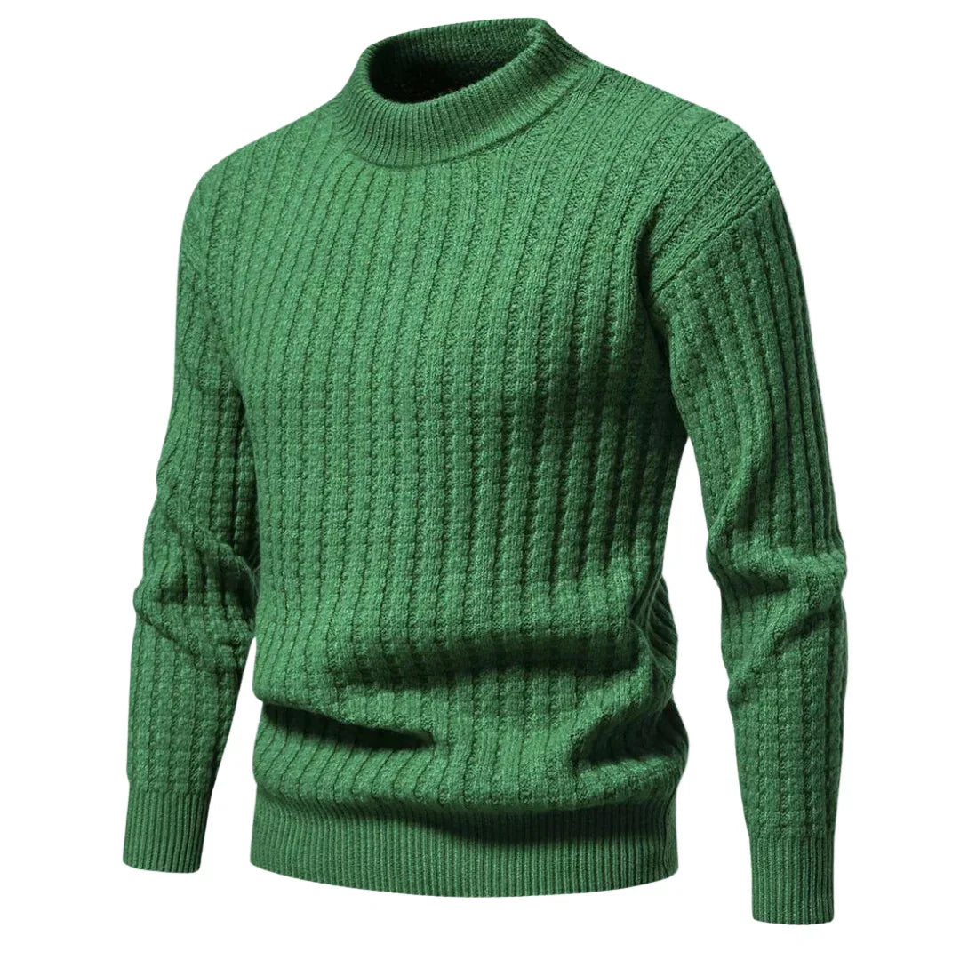 Herre sweater | Striktrøje med rund hals