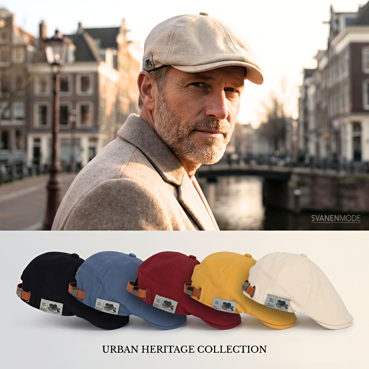 Béret Urban Heritage | Un style intemporel pour homme avec une coupe moderne