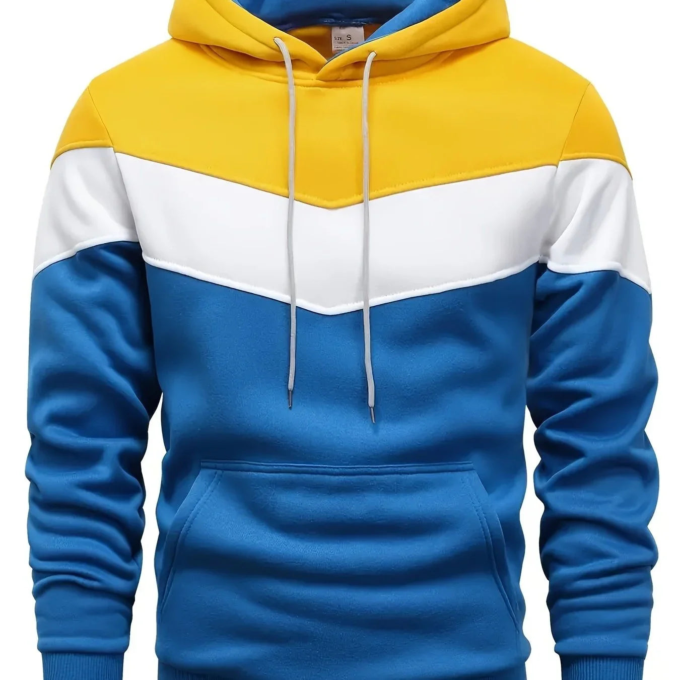 Herre hoodie | Komfortabel trøje med hætte og kængurulomme