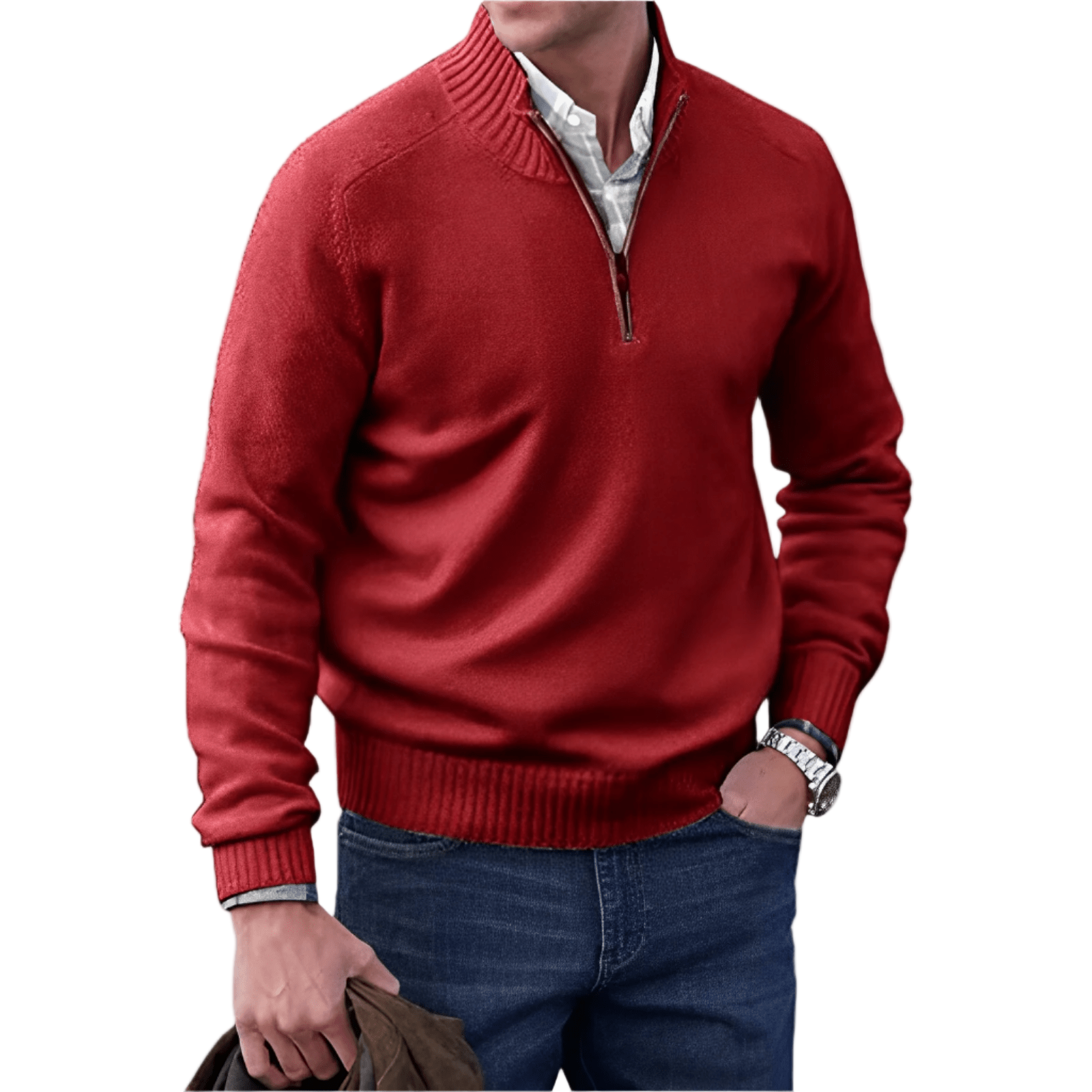 PALLE™ | HALV ZIP SWEATER (1+1 GRATIS) - Svanen Mode