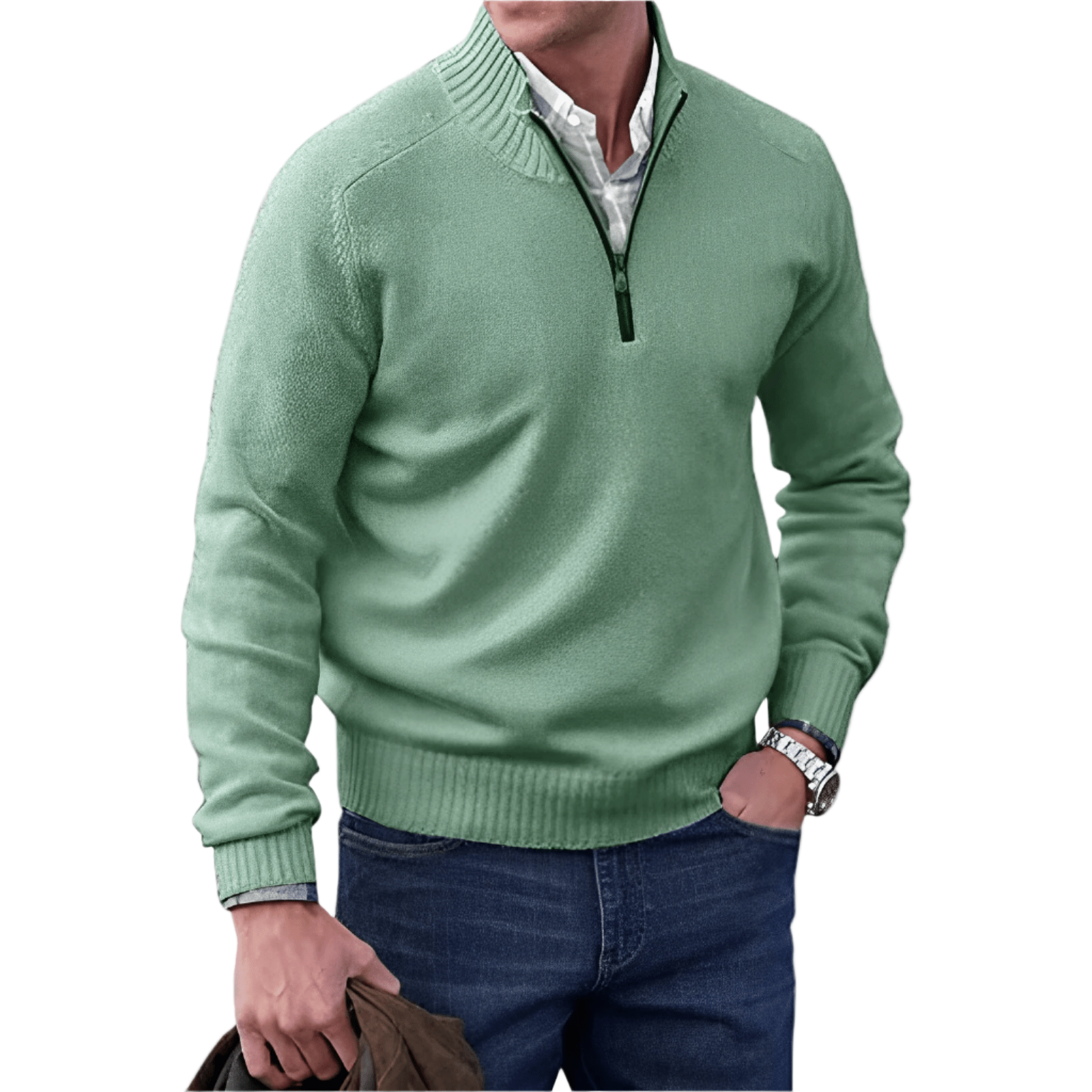 PALLE™ | HALV ZIP SWEATER (1+1 GRATIS) - Svanen Mode