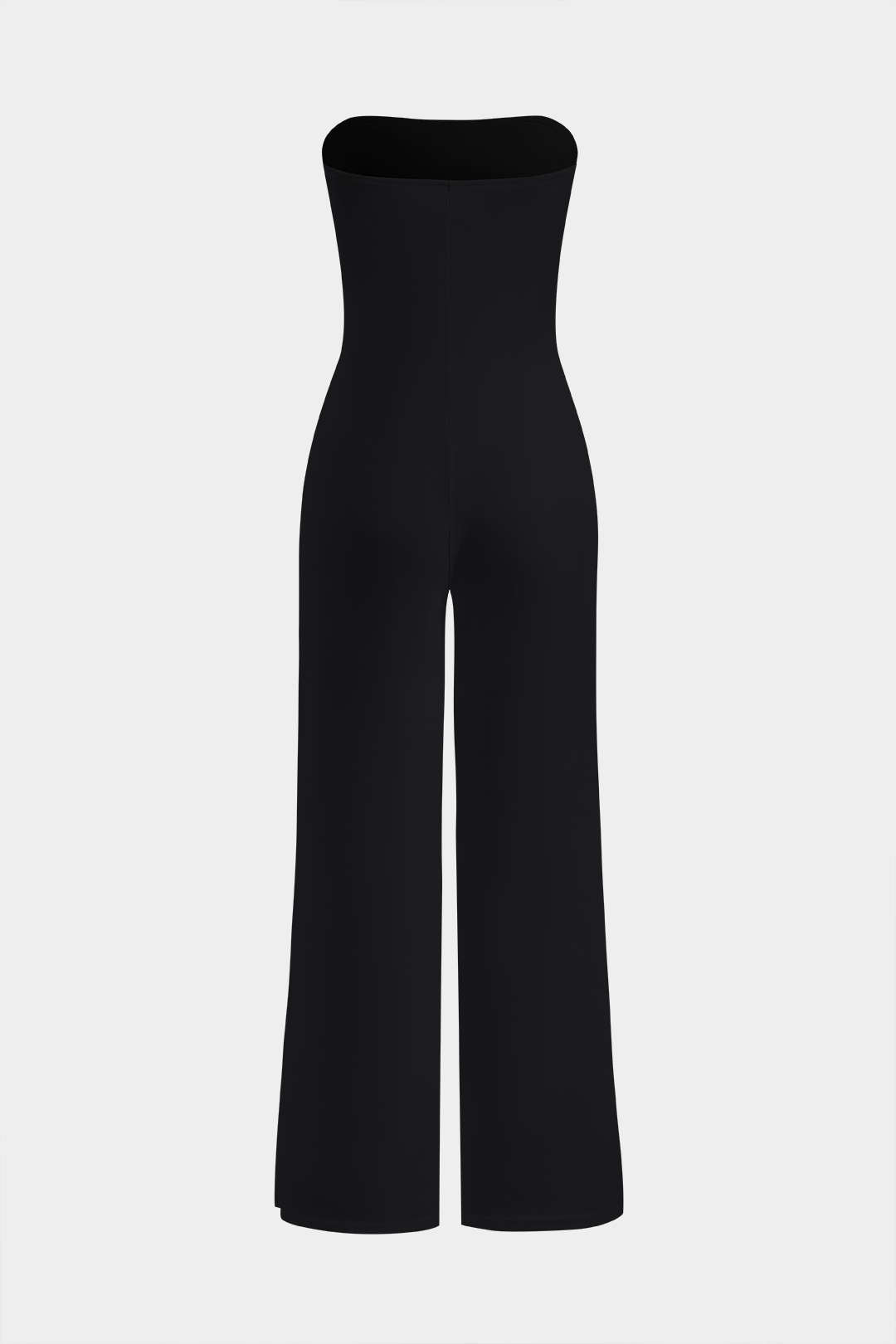 Elegant ærmeløs jumpsuit med høj talje og flatterende pasform