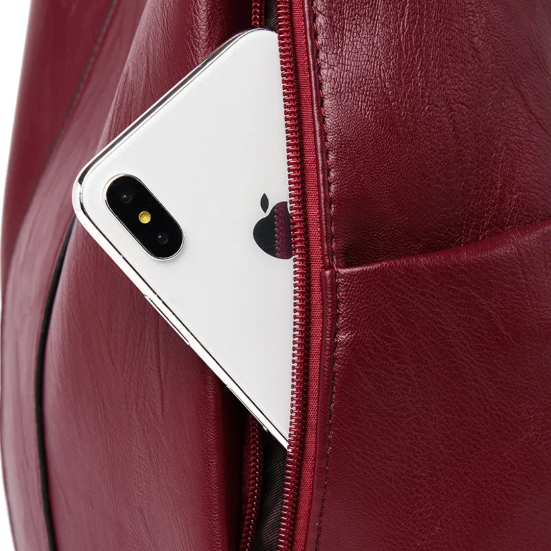 Dame rygsæk med sikker lukning