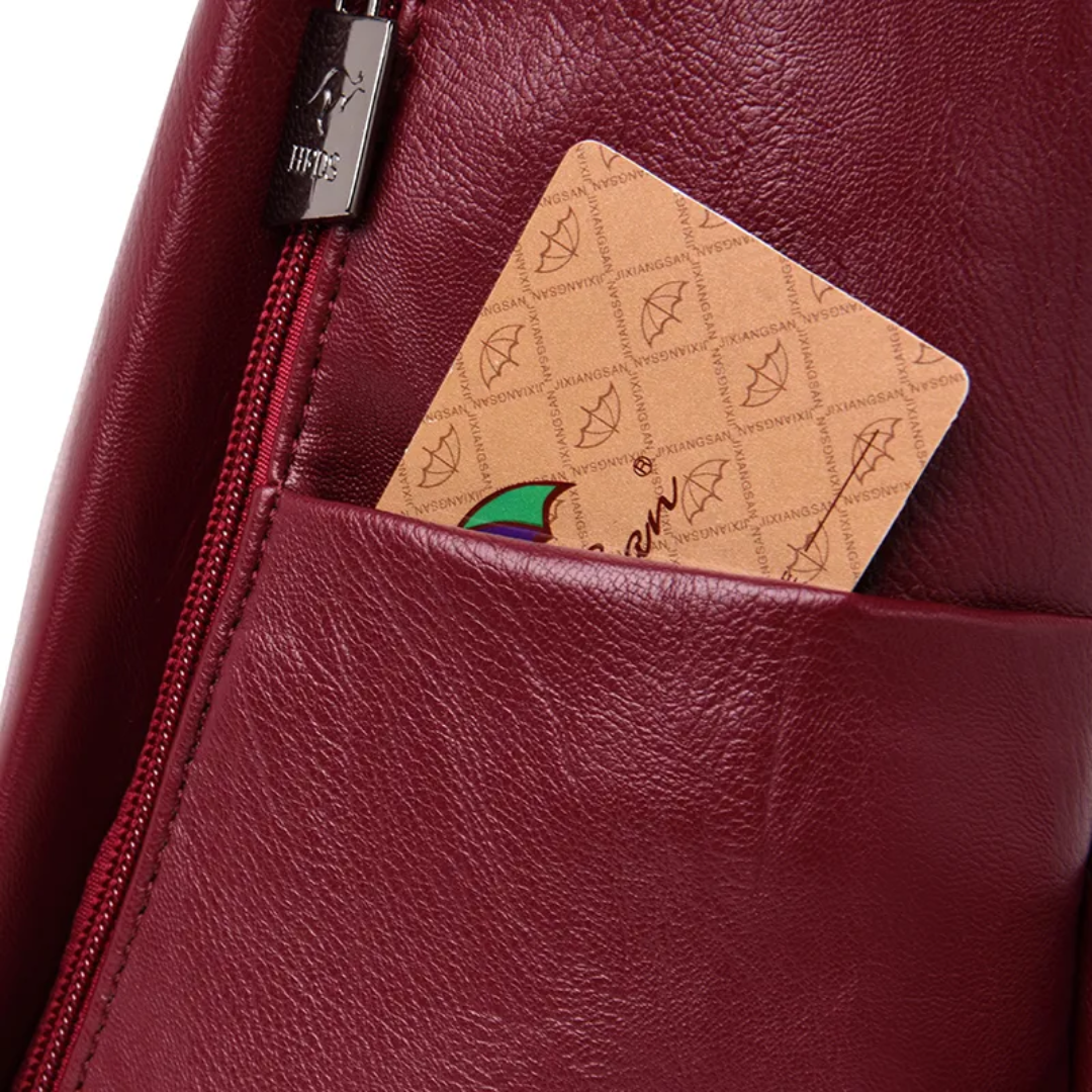 Dame rygsæk med sikker lukning