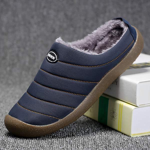 Varme herrepantofler – komfortabel slip-on model