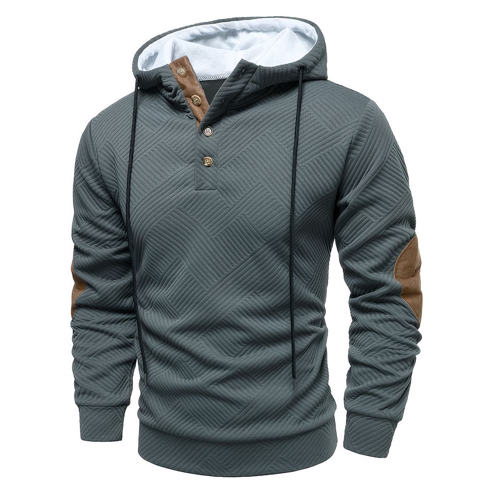 Stilren herrehættetrøje med hætte – komfortabel og alsidig